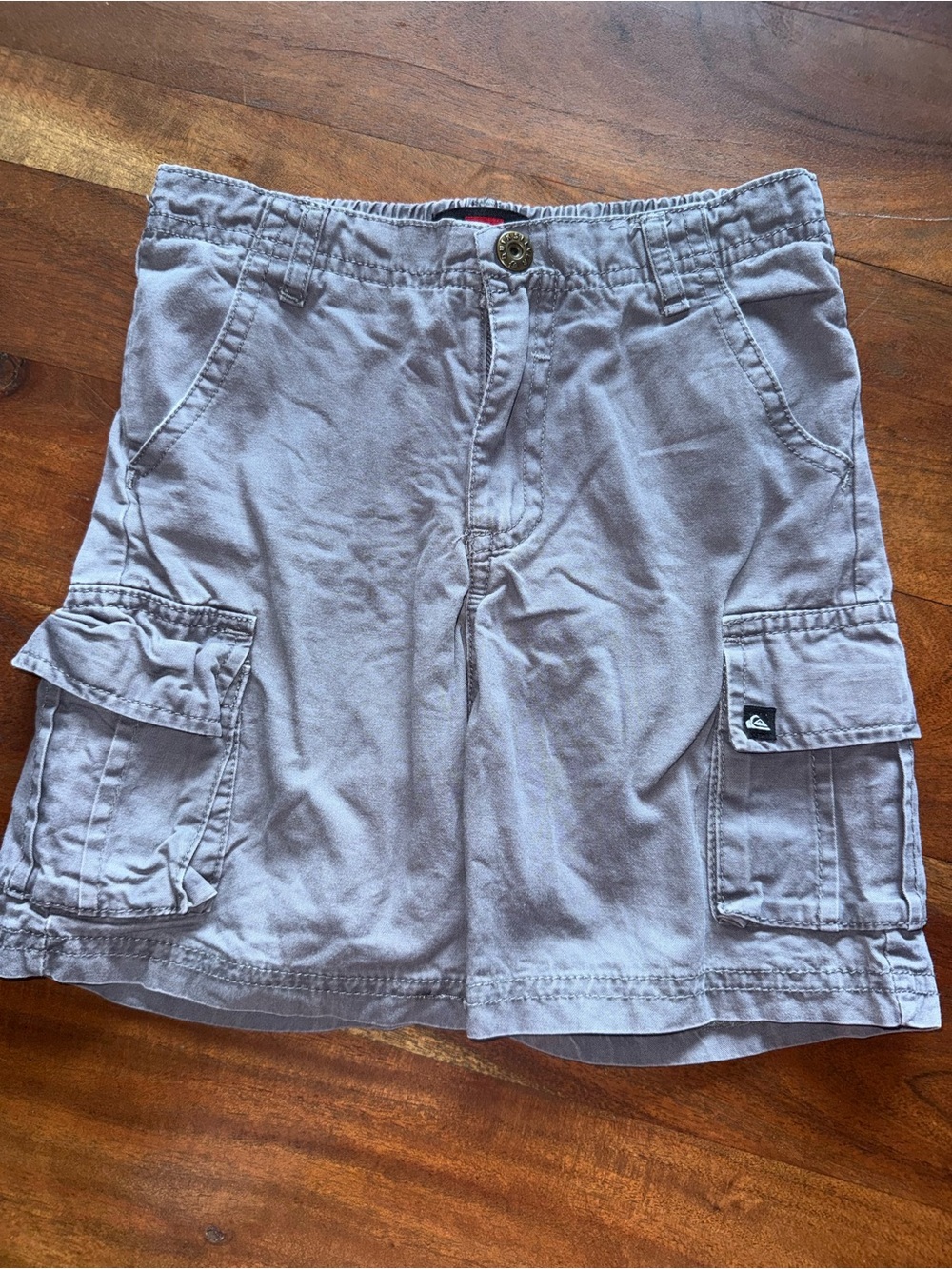 Quiksilver Kids Light Gray Cargo Shorts